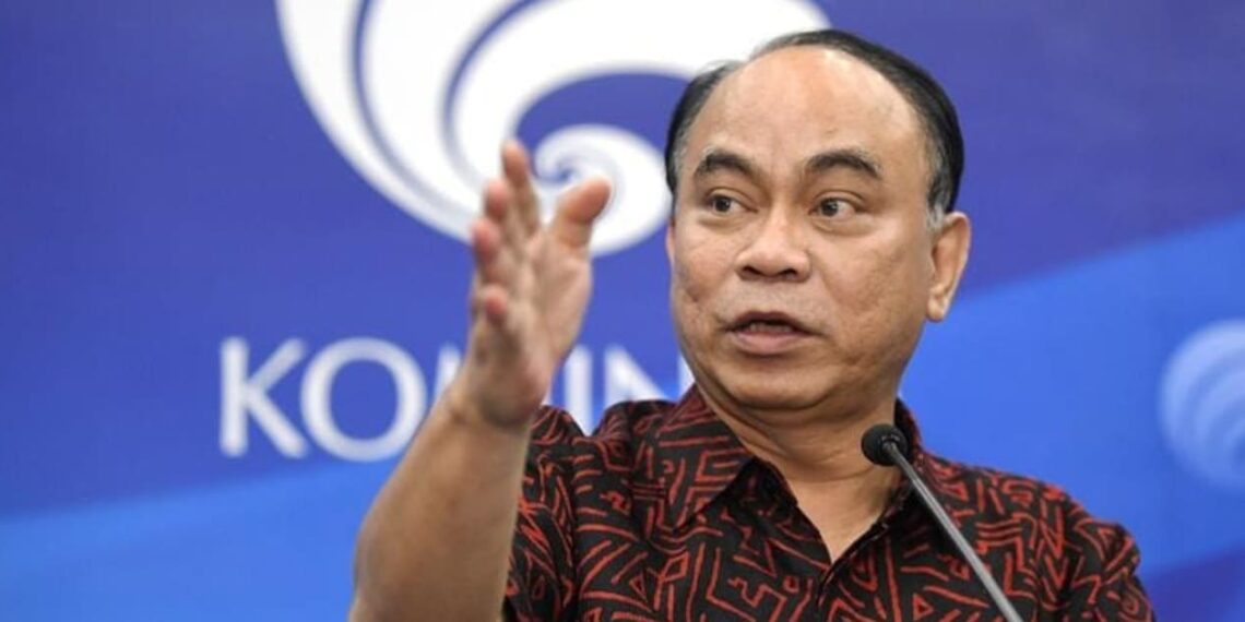 Minister Budi Arie Setiadi spoke about the impact of Iran's attack on Israel on Indonesian startups. Credit: Kominfo PR