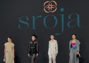 Sroja introduced Harmoni Pratiwi Collection at IFW 2024. Credit: Sroja