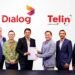 Signing of cooperation between Indonesia's Telin and Sri Lanka's Dialog Axiata. Credit: Telin