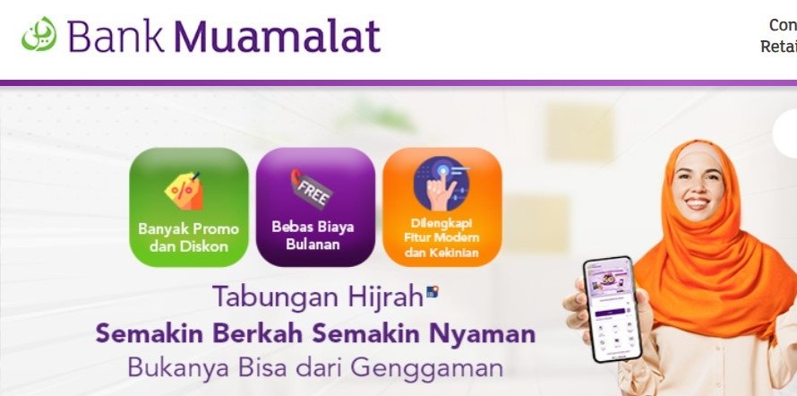 Bank Muamalat (Photo: Bank Muamalat Officail Website)