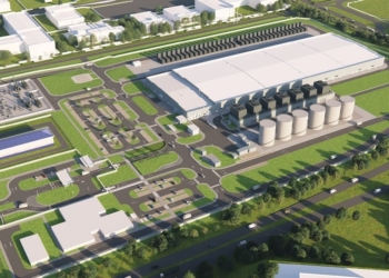 Design plan of Google data center and cloud region facilities in Malaysia. Credit: Google
