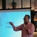 General Manager of YouGov Edward Hutasoid explained the result of the study, during the press conference in Jakarta. (Photo: Wulan)