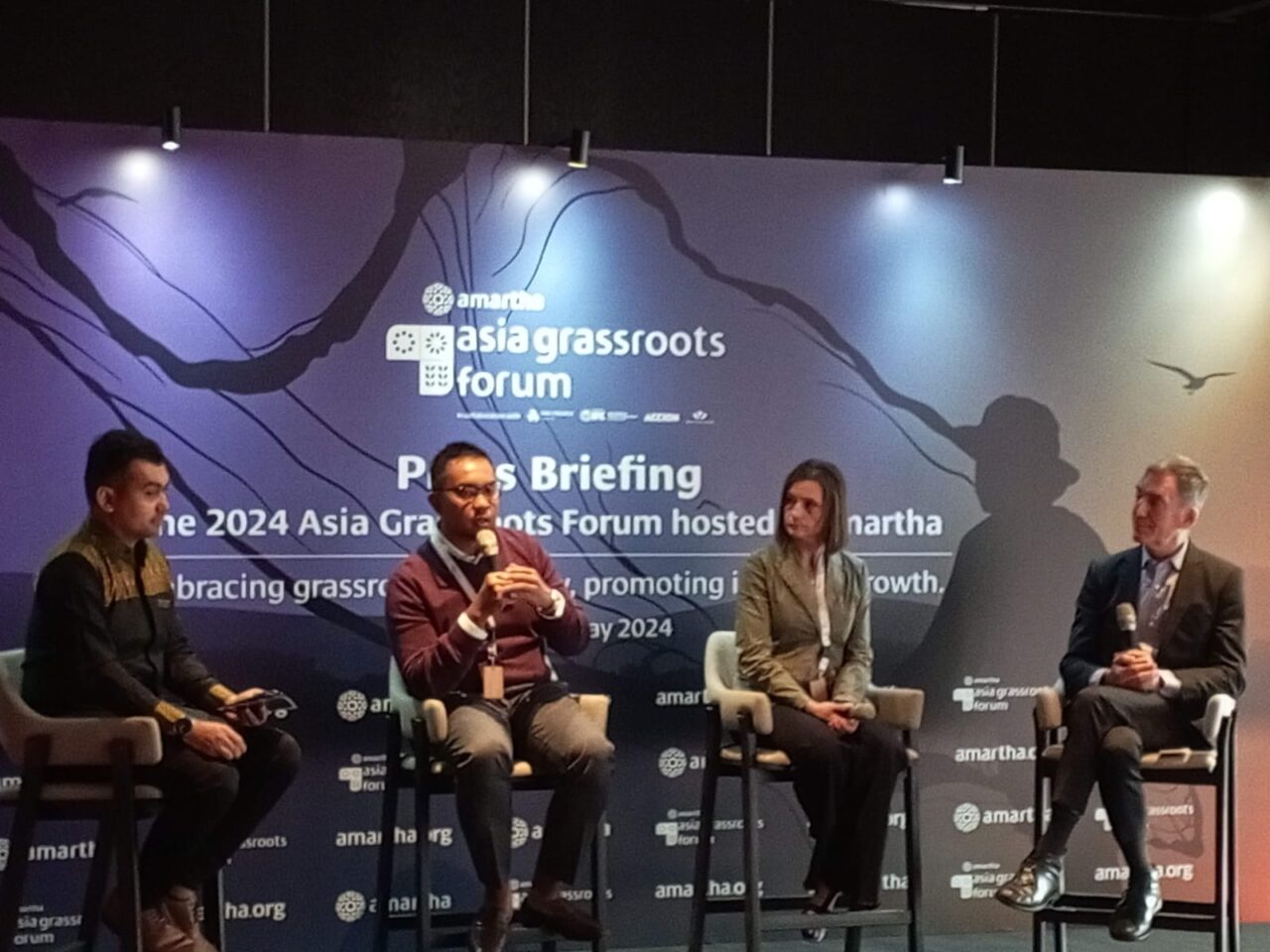 The 2024 Asia Grassroots Forum hosted by Amartha. (Photo: Wulan)