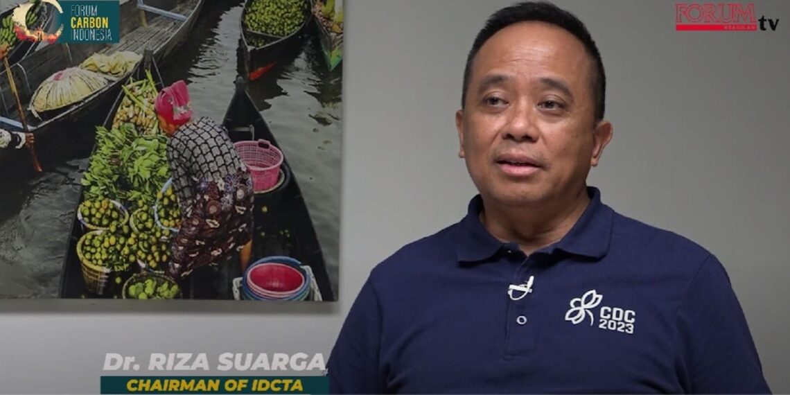 Riza Suarga, chairman of IDCTA during a discussion on the Forum Carbon Indonesia Youtube channel.