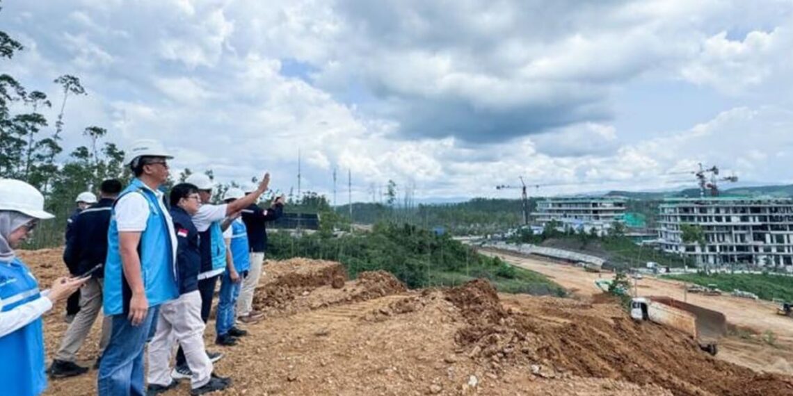 Director General of Electricity at the Ministry of Energy and Mineral Resources (ESDM) Jisman P Hutajulu during a working visit to Nusantara Capital (05/01). Credit: Ministry of ESDM