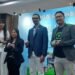 From left: Kasandra Putranto, an Indonesian psychologist; Anna Lumintang, Airpro's Brand & Marketing Manager; Harris J., Airpro's CEO; and Yustinus Juan, Area Head of Jabodetabek Gojek in jakarta (06/26). Credit: Sinta