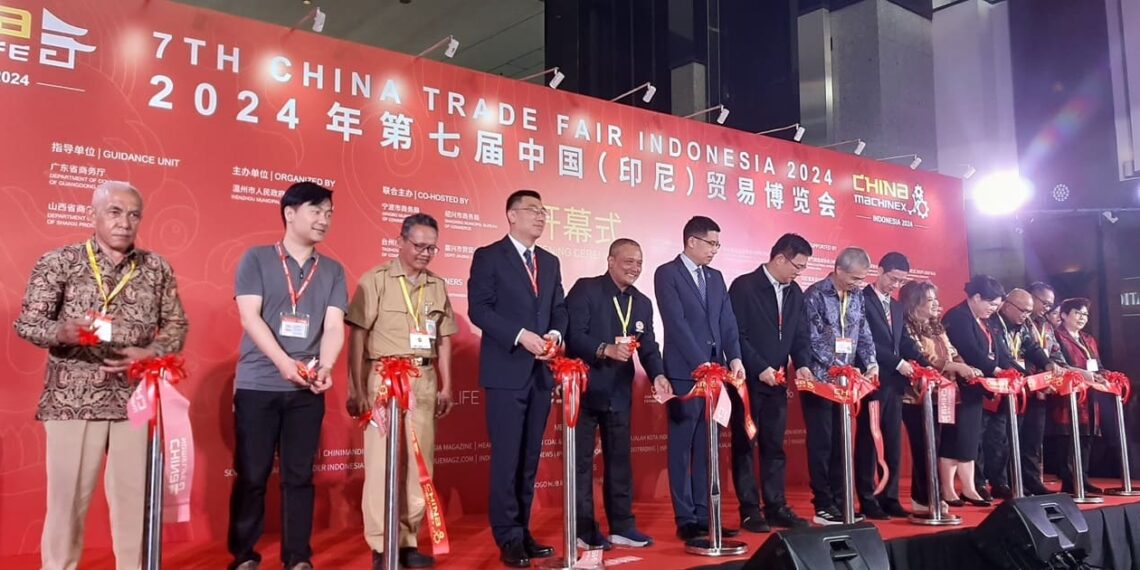 China Homelife Indonesia 2024 opening ceremony at JIEXpo Kemayoran Jakarta (06/04). Credit: Sinta