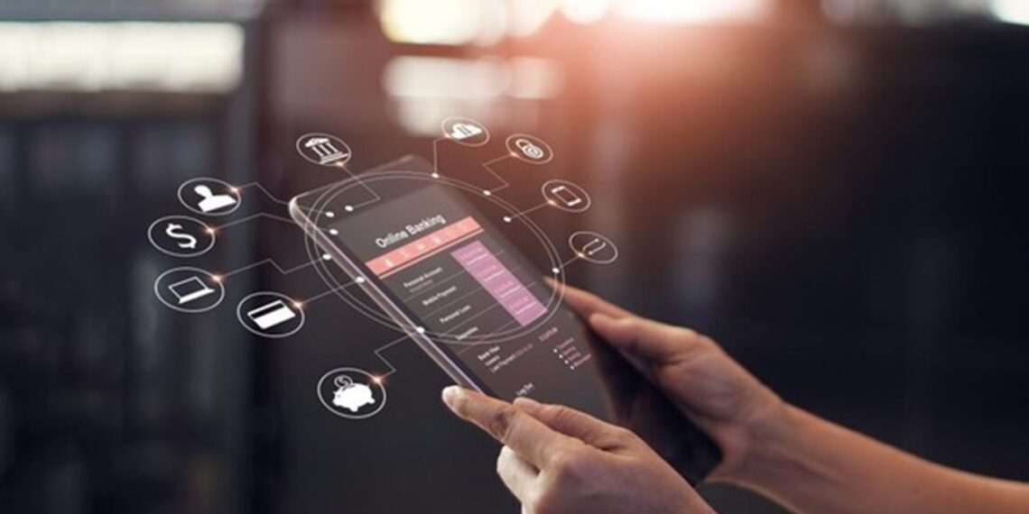 Illustration of the use of m-banking. Credit: Bank Indonesia