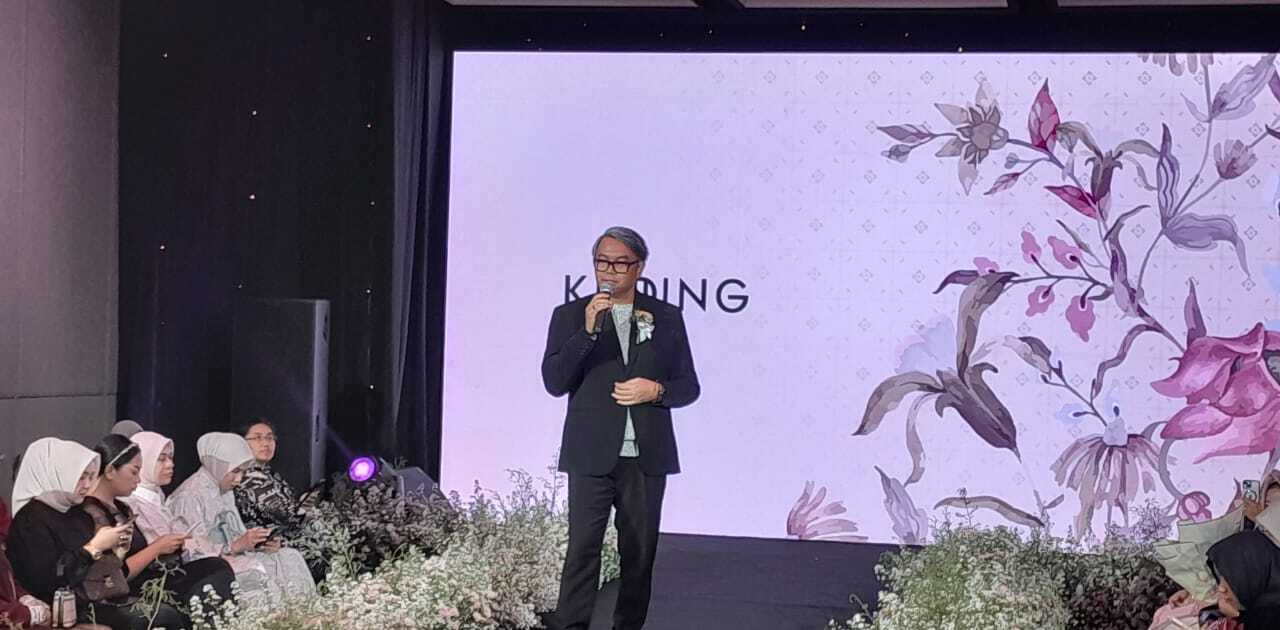 Farizky Putra, Brand Manager of Kudung, at the launch of Sweet Serenity Collection in Jakarta, on Thursday (6/6). Credit: Haris