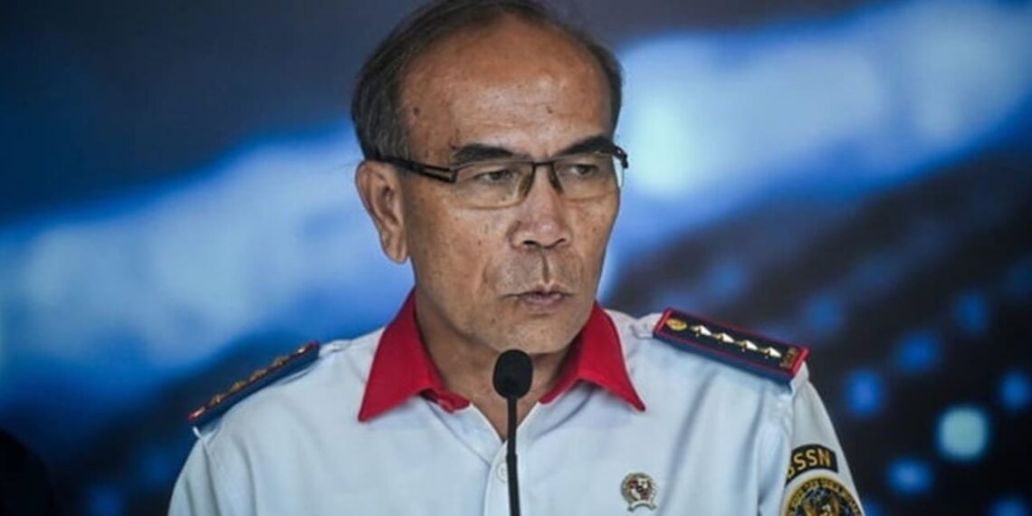 BSSN Chief Hinsa Siburian confirmed the security of public data stored at the National Data Center. Credit: BSSN