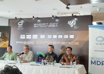 MDRT Day Indonesia 2024 press conference at AAJI office in Jakarta (06/10). Credit: Sinta