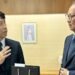 Japan's METI Ken Saito (left) talked to Indonesian Minister of Industry Agus Gumiwang Kartasasmita in Tokyo (06/21). Credit: Ministry of Industry