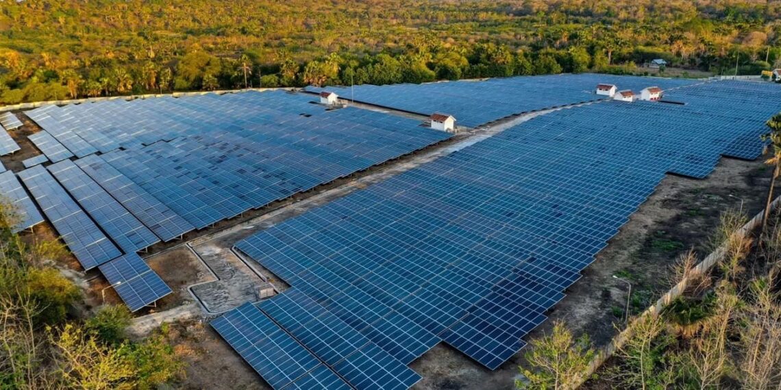Illustration of the Oelpuah Solar Power Plant with a capacity of 5 MWp as an NRE generator located in Kupang Regency, East Nusa Tenggara. Credit: PLN