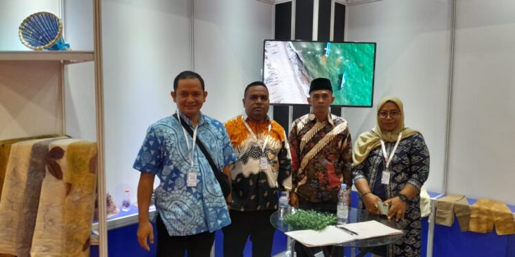 West Halmahera Govt presents their tourism potentials at AOE 2024. (Credit: Haris Sunandar)