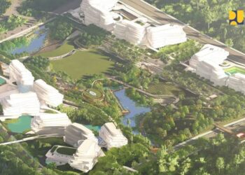 The illustration of clean water construction in Nusantara Capital. (Credit: PUPR Ministry)