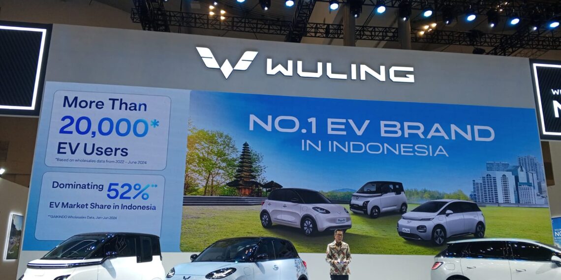 Arif Pramadana, Vice President of Wulling Motors in Wulling press conference at the 2024 GIIAS. (Credit: Wulan)