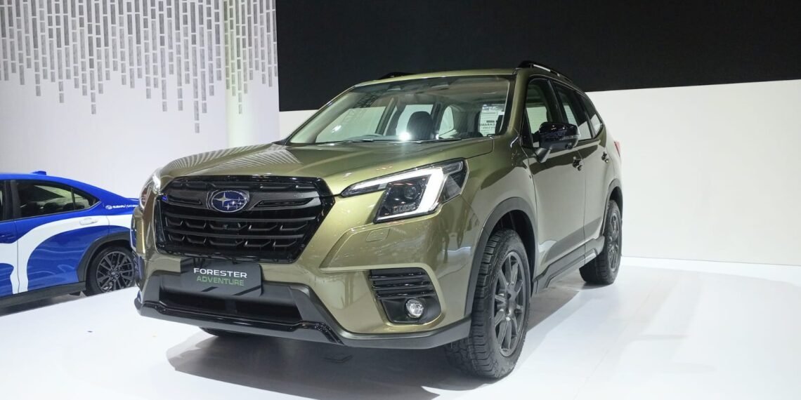 Subaru 's Limited Edition SUV is showcased on the 2024 GIIAS. (Credit: Wulan)