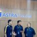 (L to R) CMO of Astra Life Alkaf Ghozali, CMO of FIFGroup Daniel Hartono, CEO of Moxa Lim Lizal during Astra Financial Talkshow at GIIAS 2024. (Credit: Wulan)