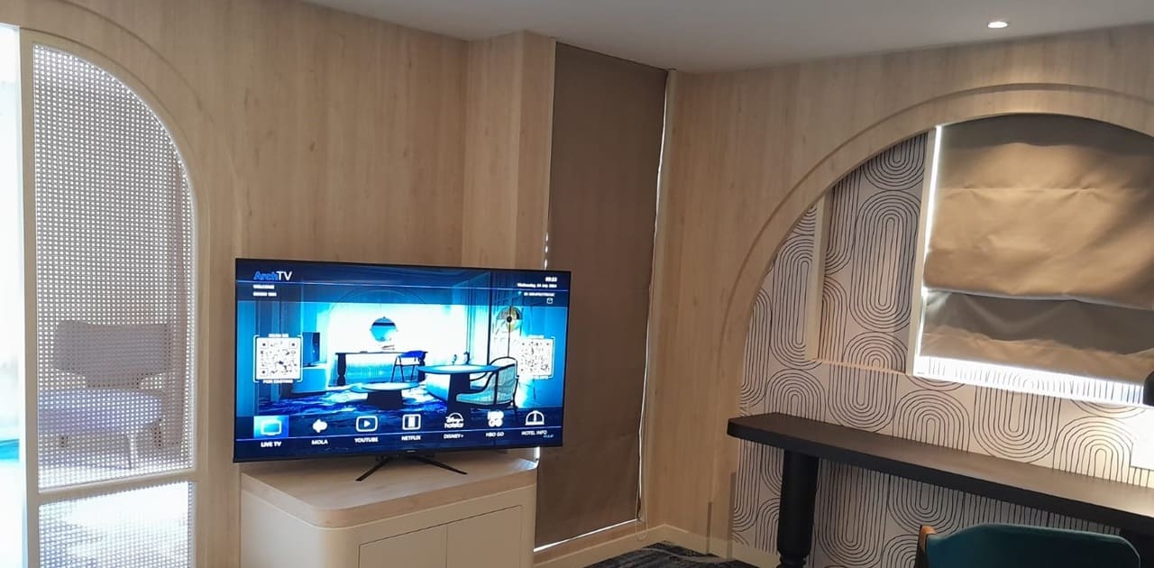 Facilities inside room at Aston Bintaro Hotel and Conference Center. Credit: Haris