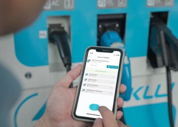 Charging station service integrated in PLN Mobile app. Credit: PLN