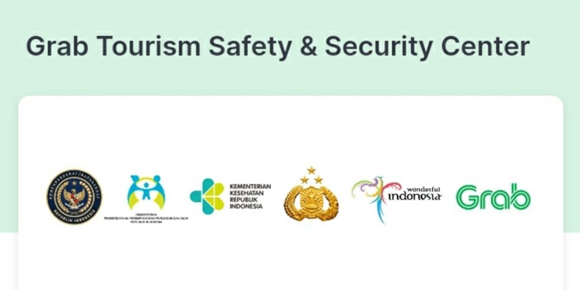 Grab Indonesia introduced the Tourism Safety & Security Center. Credit: Screenshot of Grab app