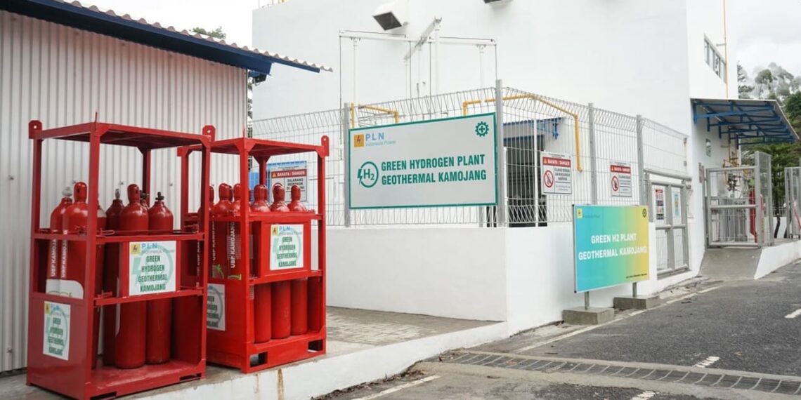 Kamojang Geothermal Power Plant, operated by PLN Indonesia Power, produces green hydrogen energy. Credit: PLN