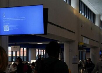 Illustration of Microsoft outage caused by CrowdStrike. Credit: Indonesian Ministry of Transportation