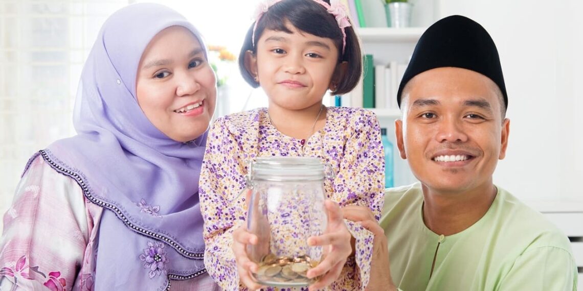 Illustration of family finances according to Sharia manner. Credit: Maybank Indonesia PR