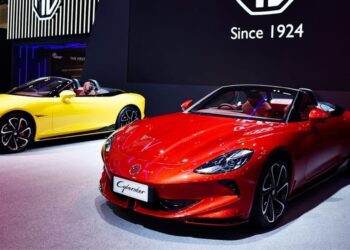 MG Cyberster is present at GIIAS 2024. Credit: Wulan