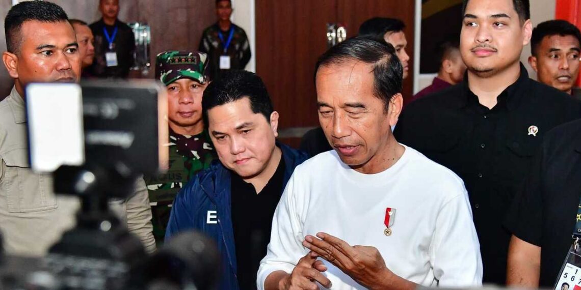 President Jokowi talked about his state visit to UAE to discuss the establishment of finance center in IKN. Credit: BPMI Setpres