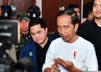 President Jokowi talked about his state visit to UAE to discuss the establishment of finance center in IKN. Credit: BPMI Setpres