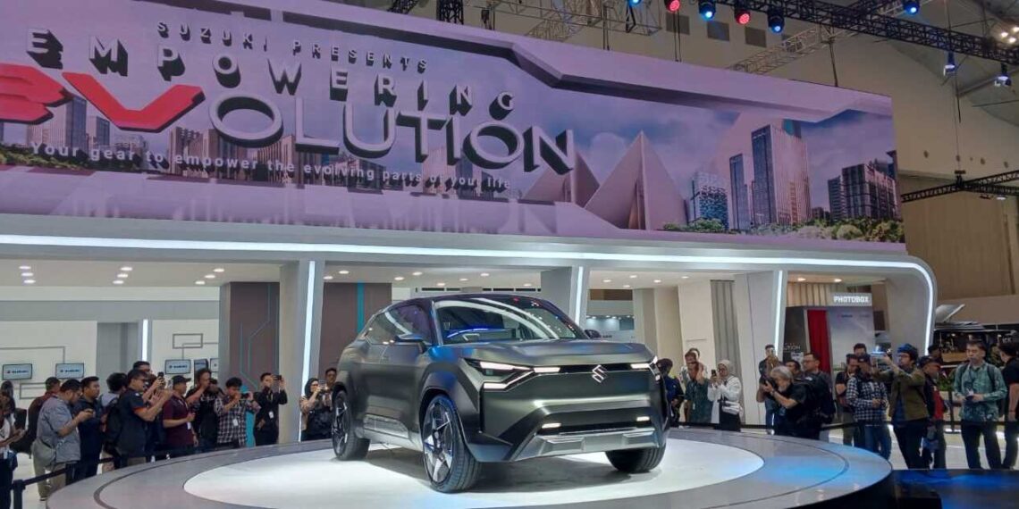 First appearance of Suzuki eVX at GIIAS 2024. Credit: Wulan