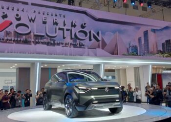 First appearance of Suzuki eVX at GIIAS 2024. Credit: Wulan