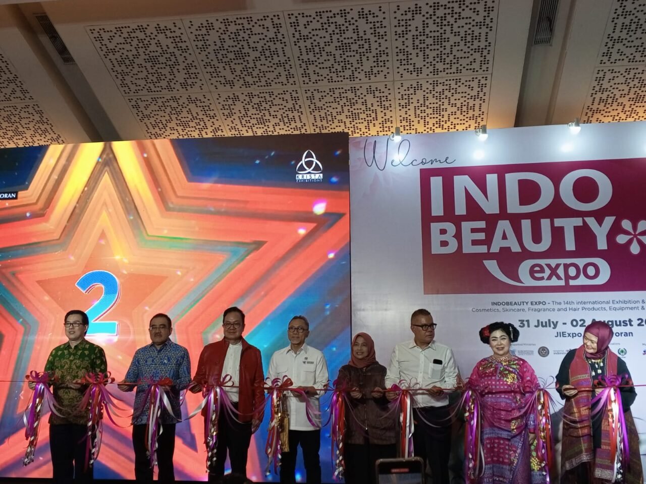 The Opening Ceremony of Indo Beauty Expo 2024. (Credit: Wulan)