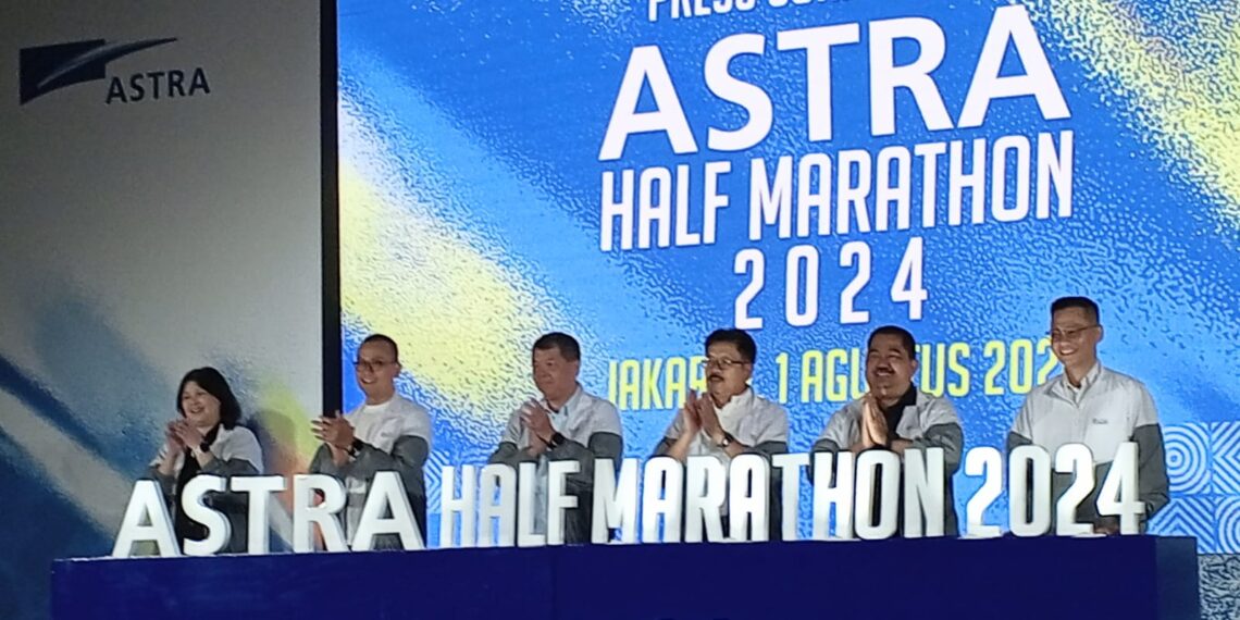 The Press Conference of Astra Half Marathon 2024 at Menara Astra, Jakarta. (Credit: Wulan)