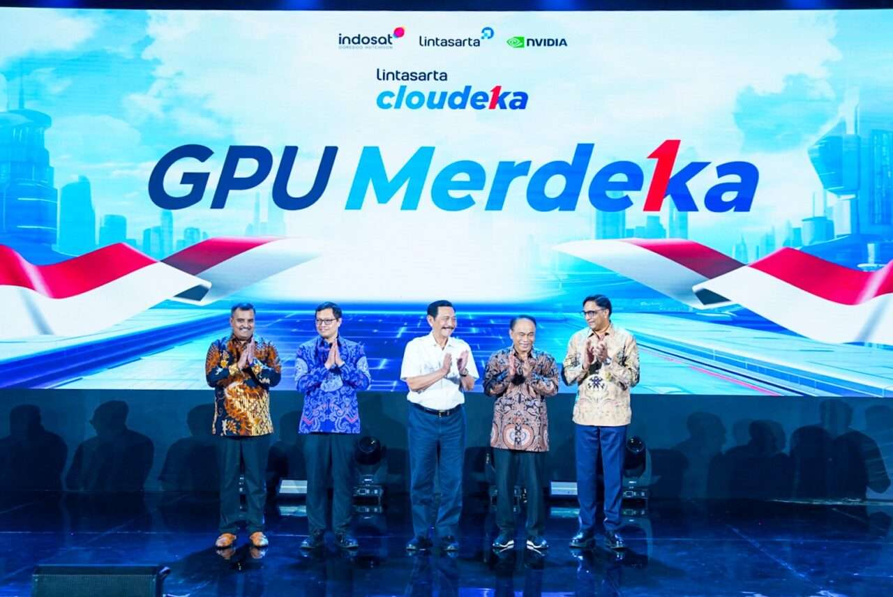 The launch of GPU Merdeka by Lintasarta x NVIDIA. (Credit: IOH)