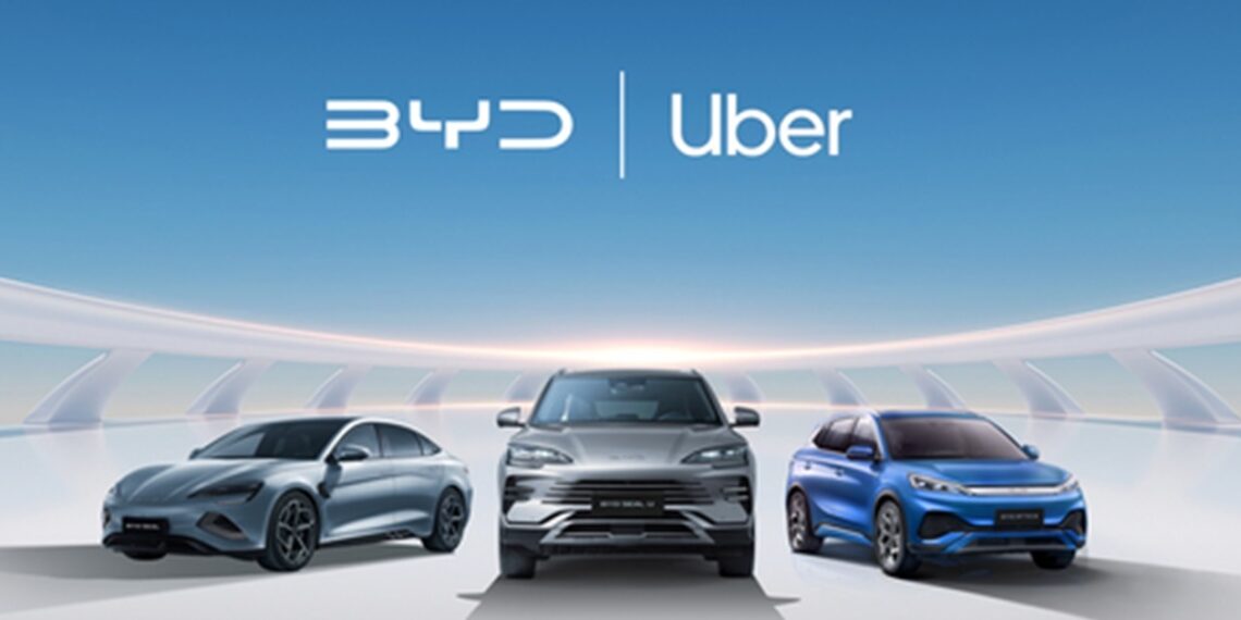 BYD and Uber partners to facilitate EV transition. Credit: Business Wire