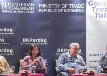 Ministry of Trade held the 15th Gambir Trade Talk (GTT) adopting the theme of modern trade transformation (08/14). Credit: Haris