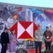 HSBC Indonesia installed a mural created by Arnis Muhammad at HSBC Indonesia's branch office in the World Trade Centre, South Jakarta (07/31). Credit: Sinta