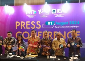 IBTE, IGHE, dan IEAE 2024 press conference. Credit: Haris