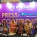 IBTE, IGHE, dan IEAE 2024 press conference. Credit: Haris