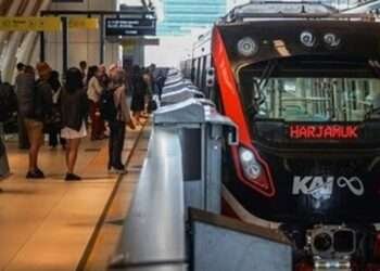 LRT Jabodebek operates 336 trips daily. Credit: LRT Jabodebek