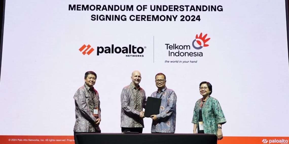 Telkom Indonesia and Palo Alto Networks signed MoU to offer cybersecurity services in Indonesia. Credit: Telkom Indonesia