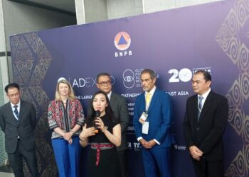Country Manager of PT Pamerindo Indonesia Lia Indriasari during the press conference of IEE Series, Engineering Week. (Credit: Wulan)