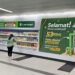 AlloFresh shopping wall at Bundaran HI MRT Station. Credit: AlloFresh