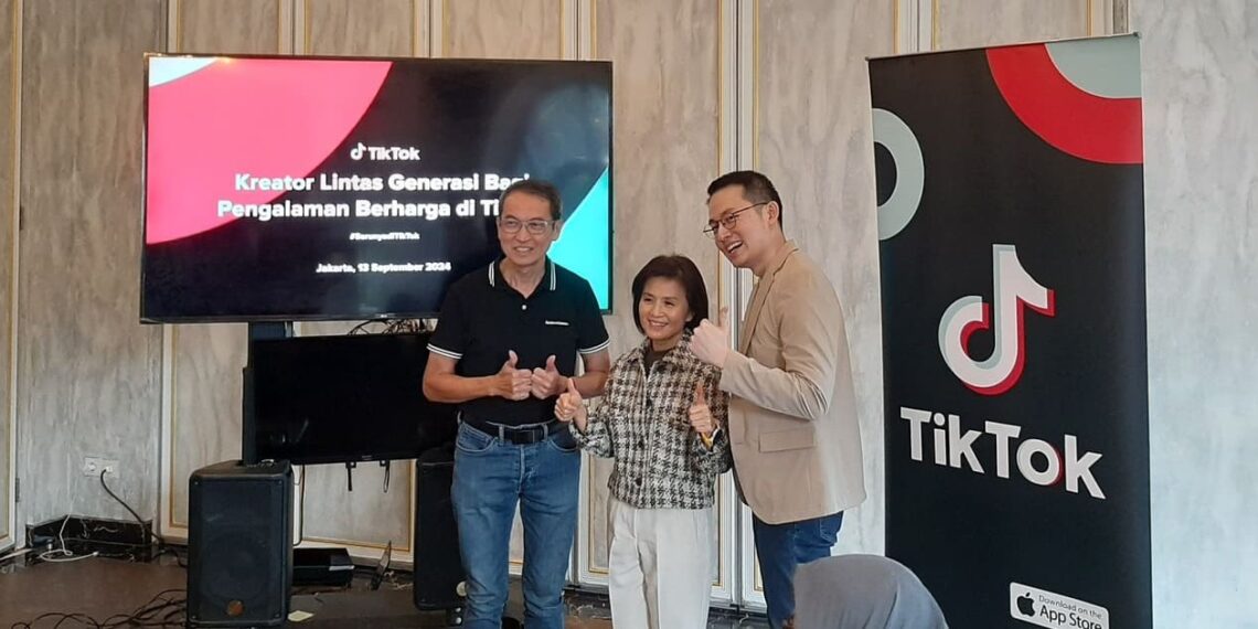 Cross-generational content creators shared their experience on TikTok (09/13). Credit: Sinta