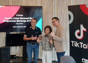 Cross-generational content creators shared their experience on TikTok (09/13). Credit: Sinta