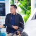 Illustration of EV charging stations, collaboration between PLN, Utomo Charge+, and ACME Corp. Credit: PLN