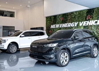 GWM Pasteur can display up to three vehicles in the showroom. Credit: Haris