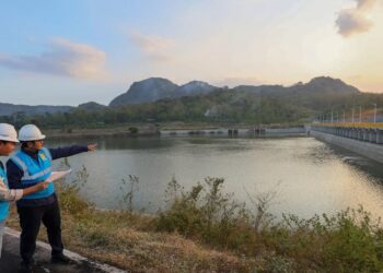 Jatigede Hydropower Plant in Sumedang, West Java. Credit: PLN